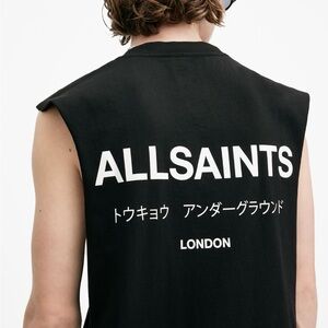 AllSaints underground sleeveless tee